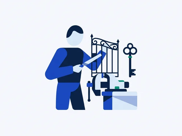 Illustration serrurier-métallier